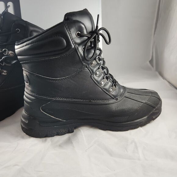 Fila Men\'s Sz 12 Weathertech Extreme Waterproof Duck Boots Black - Used w/ Box main image 15